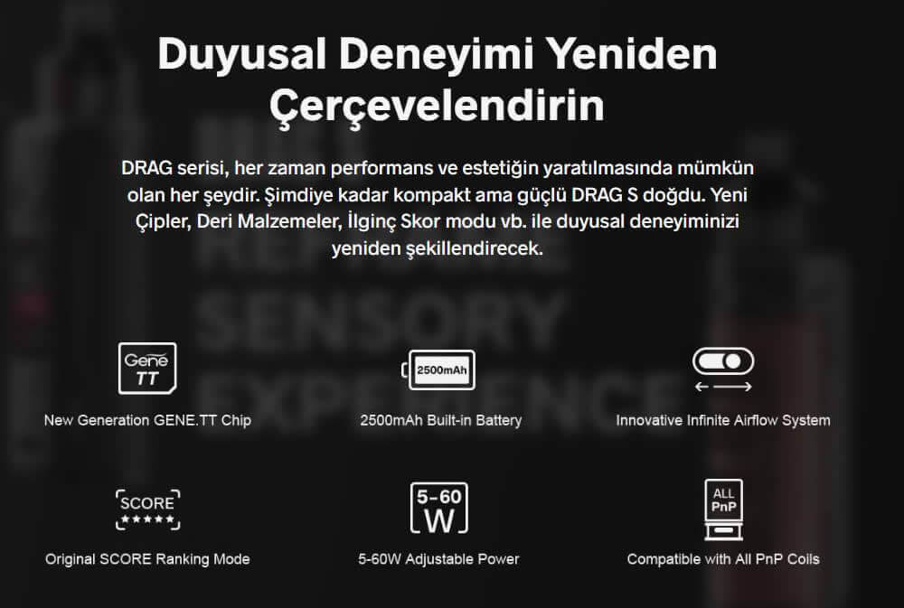 Voopoo Drag s güvenlik özellikleri